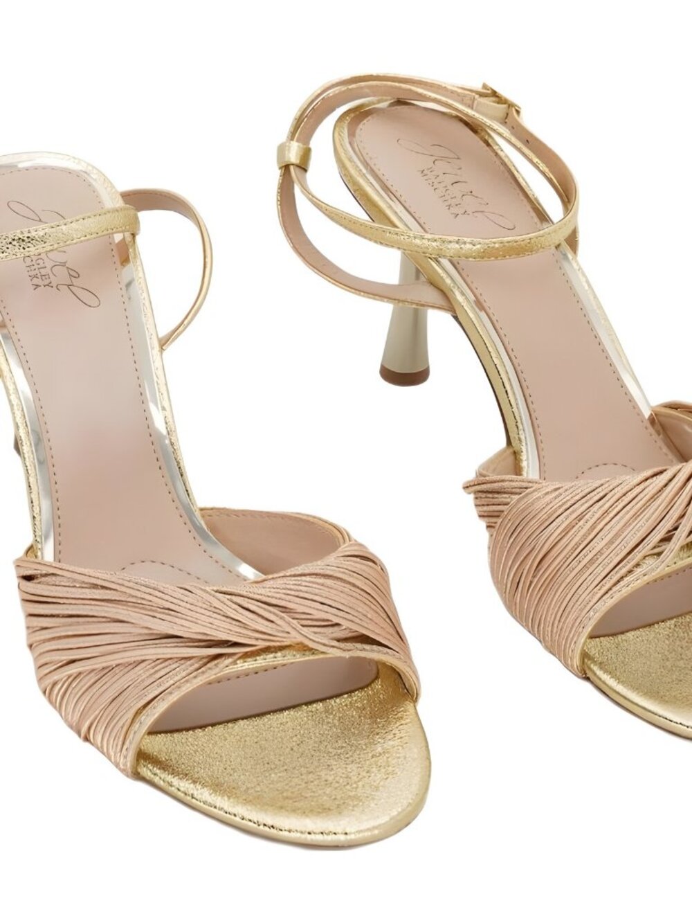 Jewel Badgley Mischka Women's Nanette Stiletto Dress Sandals Size 9.5